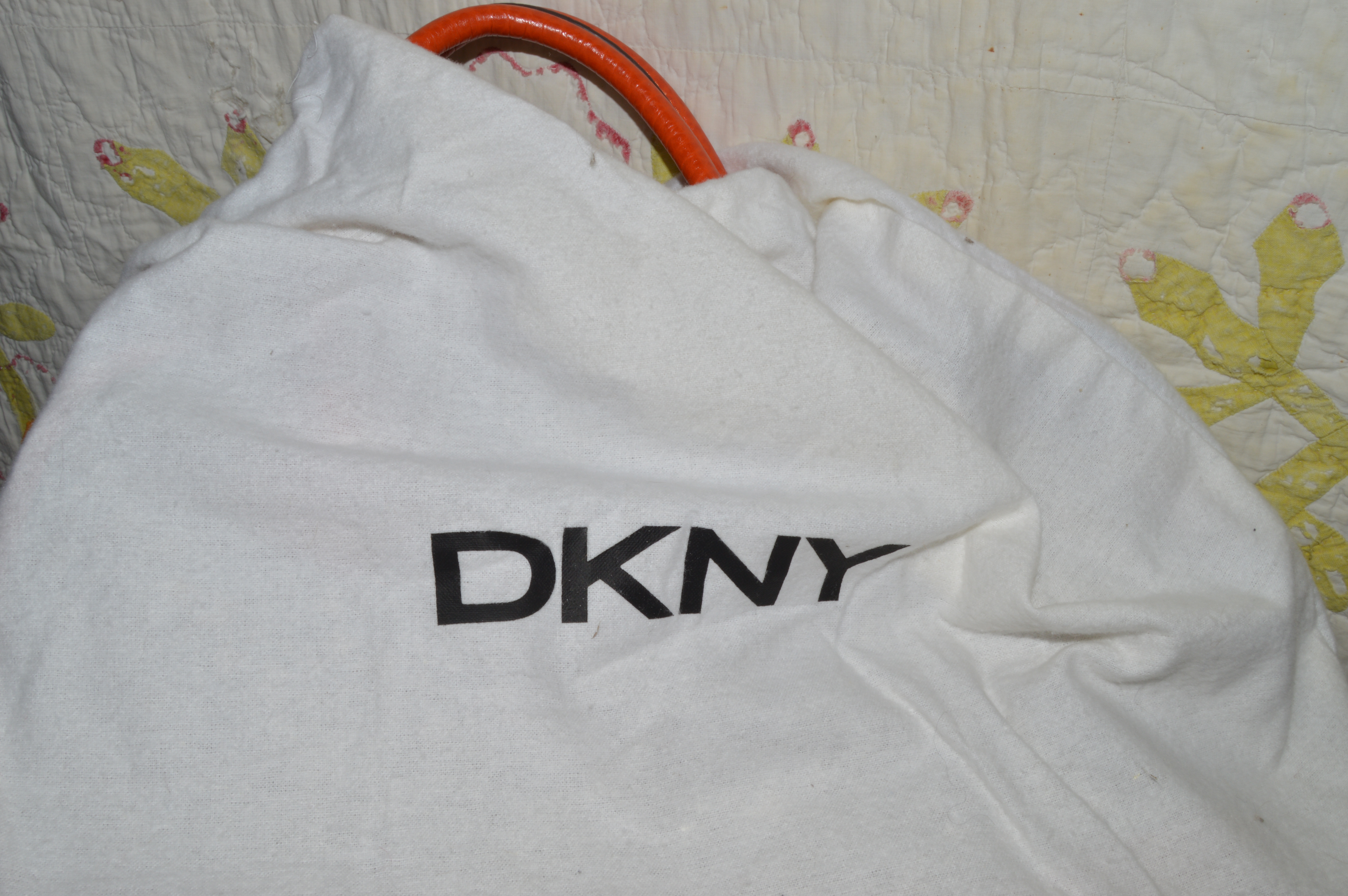 DKNY Monogram Tote with Sleeper Bag 