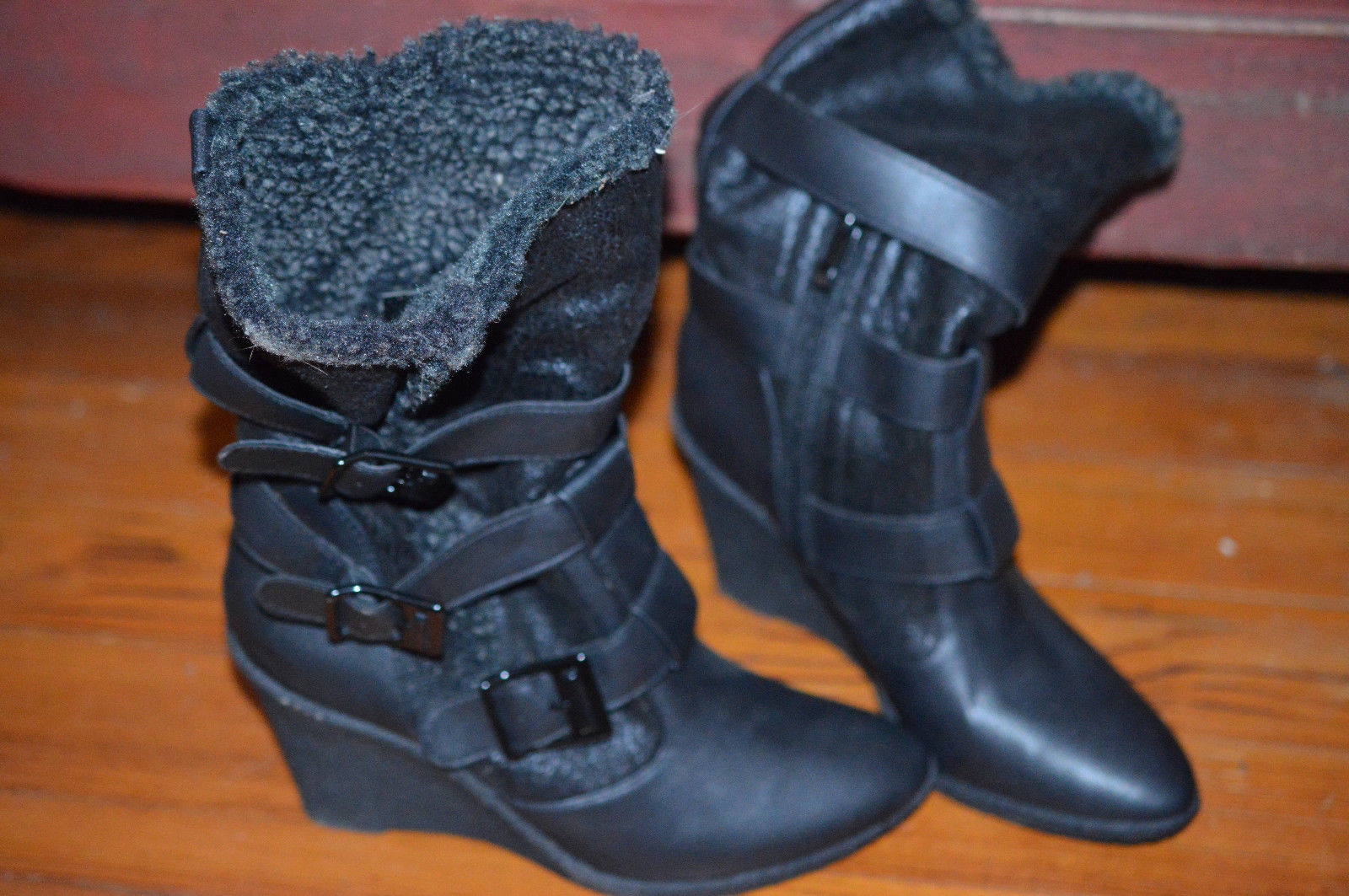 Kathy Van Zeeland Black Boots with 