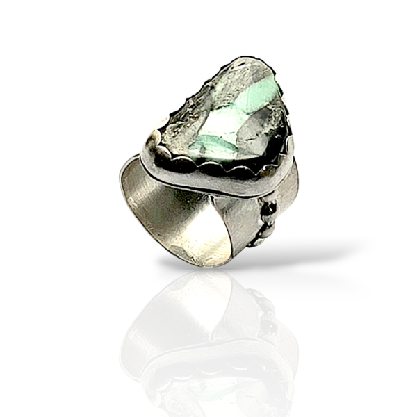 Apache Variscite in Silver sz 7