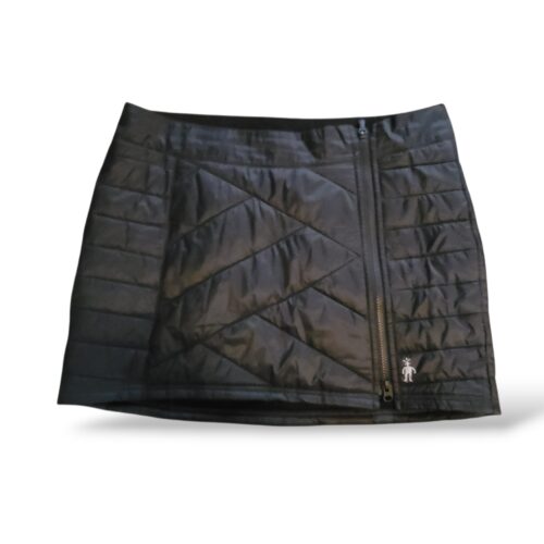 SmartWool Black Women's Athletic Insulated Skirt Zip Closure Activewear Short