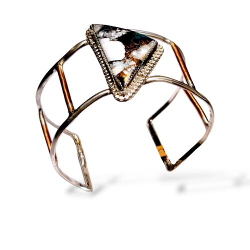 White Buffalo & Turquoise Cuff